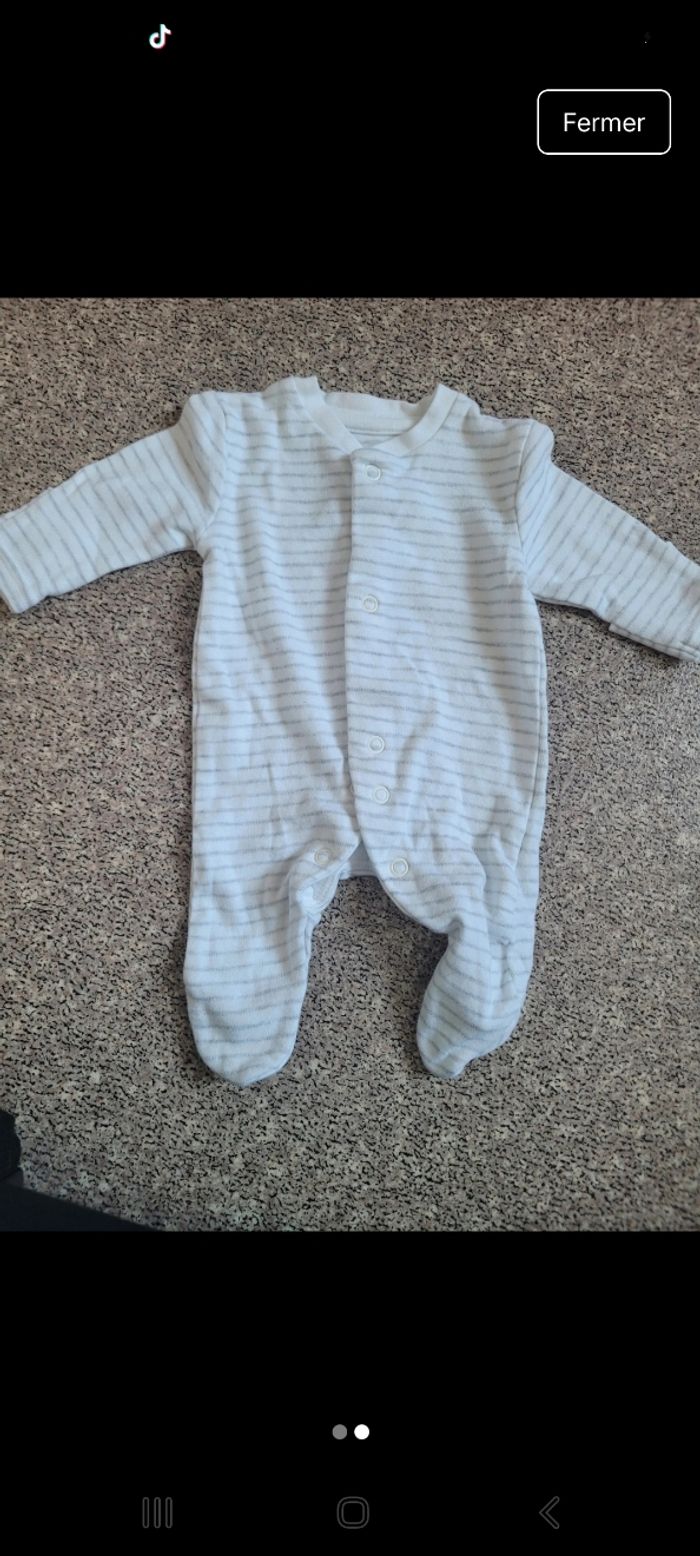 Pijamas gant integree 0mois