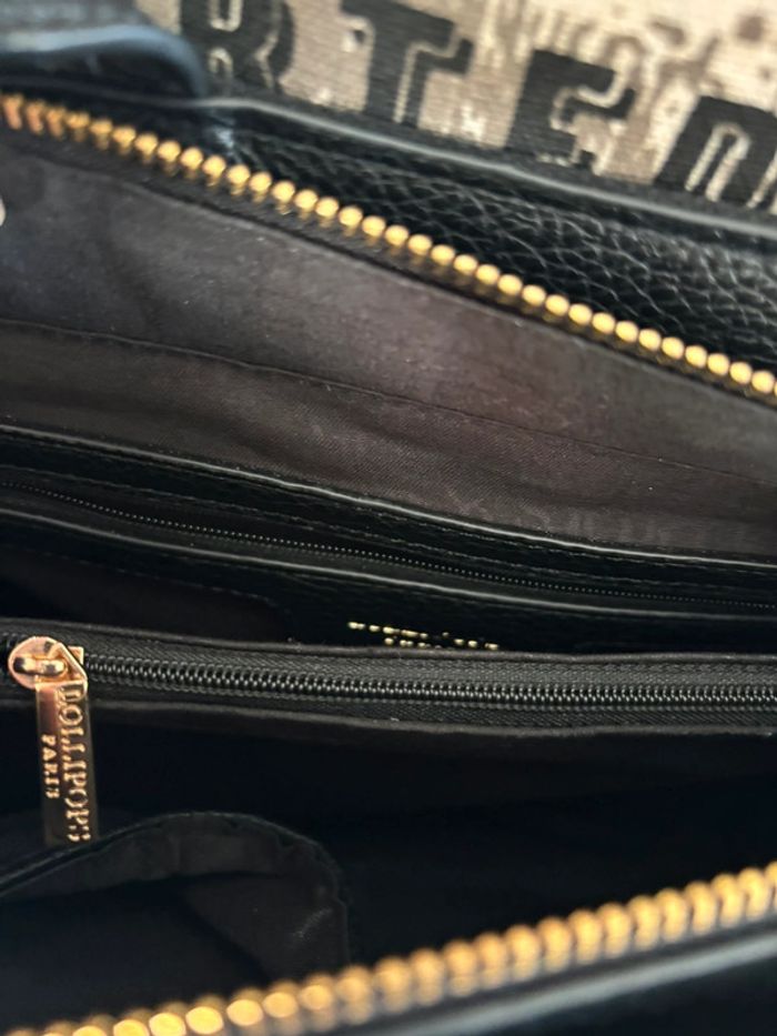 Sac rigide en tissu noir lollipops - photo numéro 4