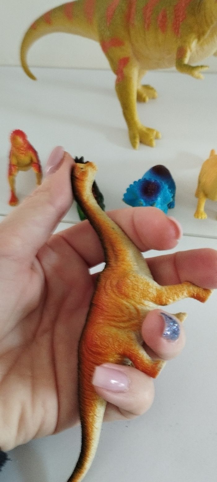 Lot de 16 animaux de la savane et dinosaures - photo numéro 7