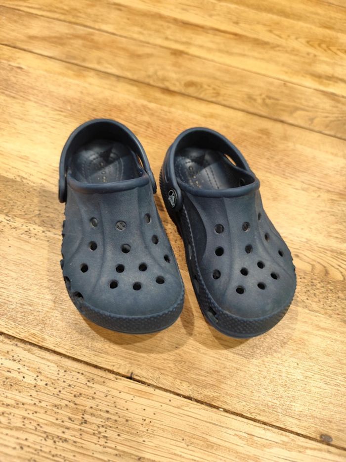 Crocs enfant mixte bleu marine taille 10 : 27-28 - photo numéro 3