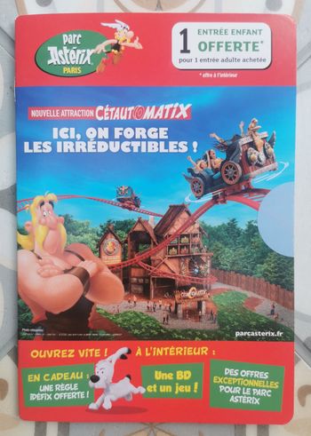 Entrée enfant offerte pour l'achat d'une entrée adulte achetée ASTERIX du 05.04.2025 au 27.09.2026