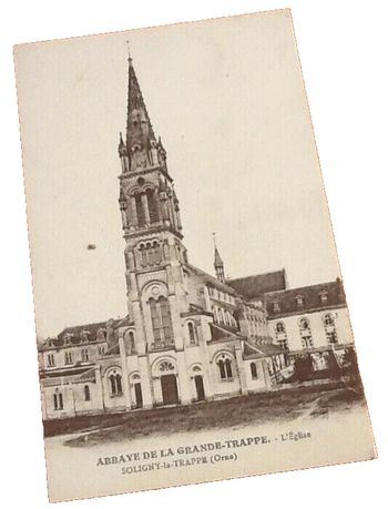 Carte postale ancienne Soligny-Le-Trappe (Orne) Abbaye de la Grande-Trappe L' Eglise