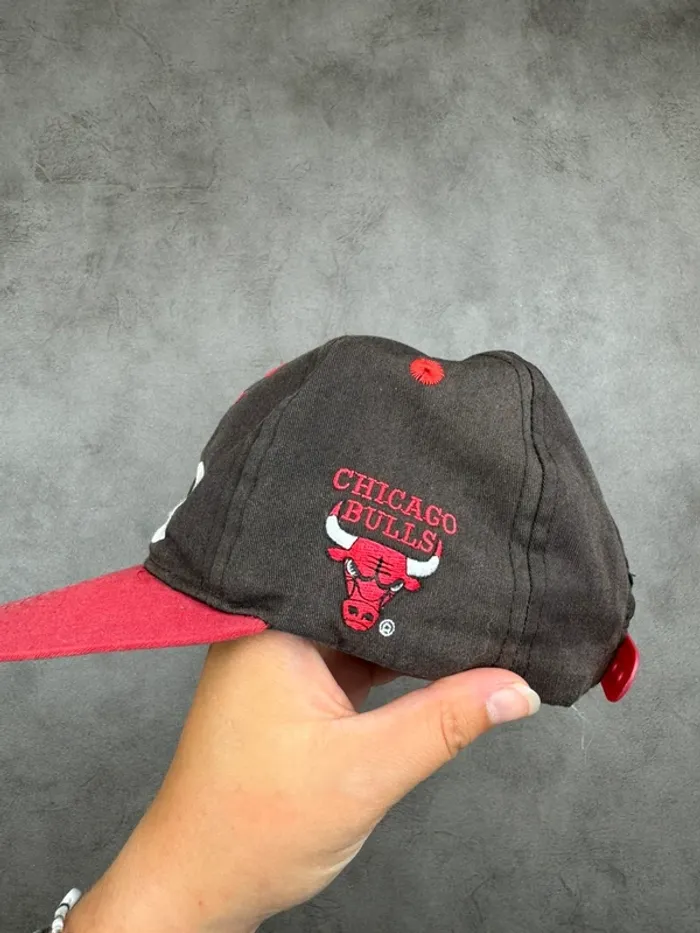 Casquette Vintage NBA Chicago Bulls Rare - photo numéro 3