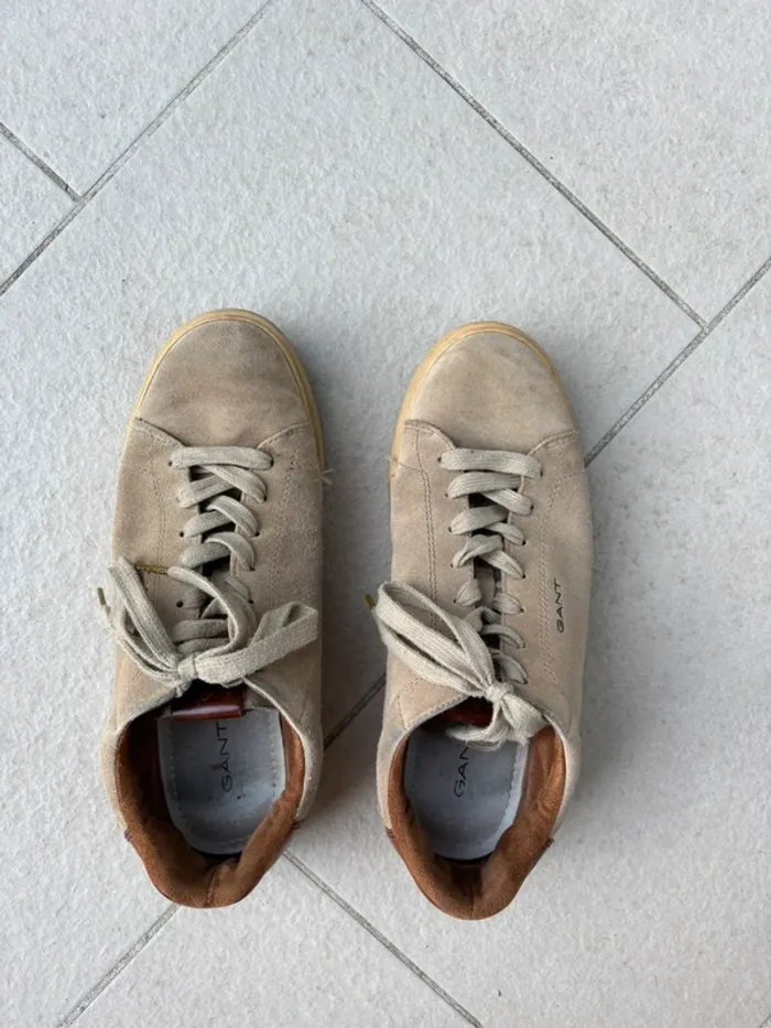 Baskets marron/beige Gant taille 43 - photo numéro 3