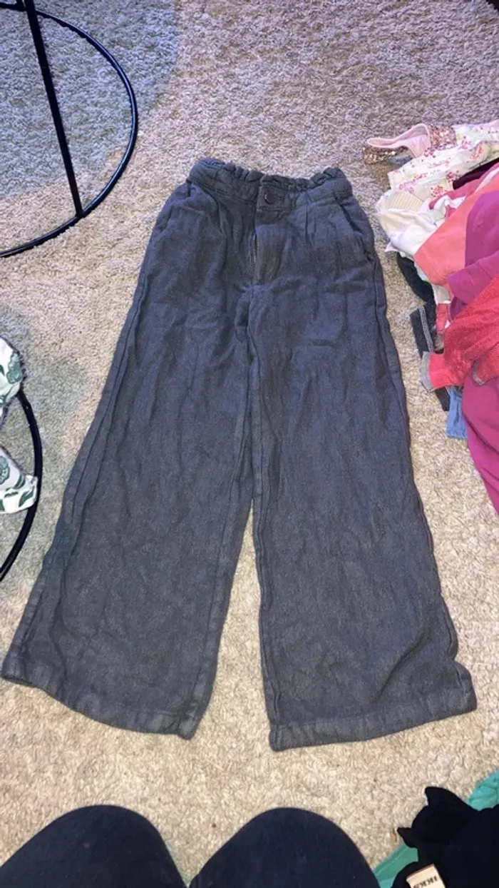 Pantalon velours large 7 ans