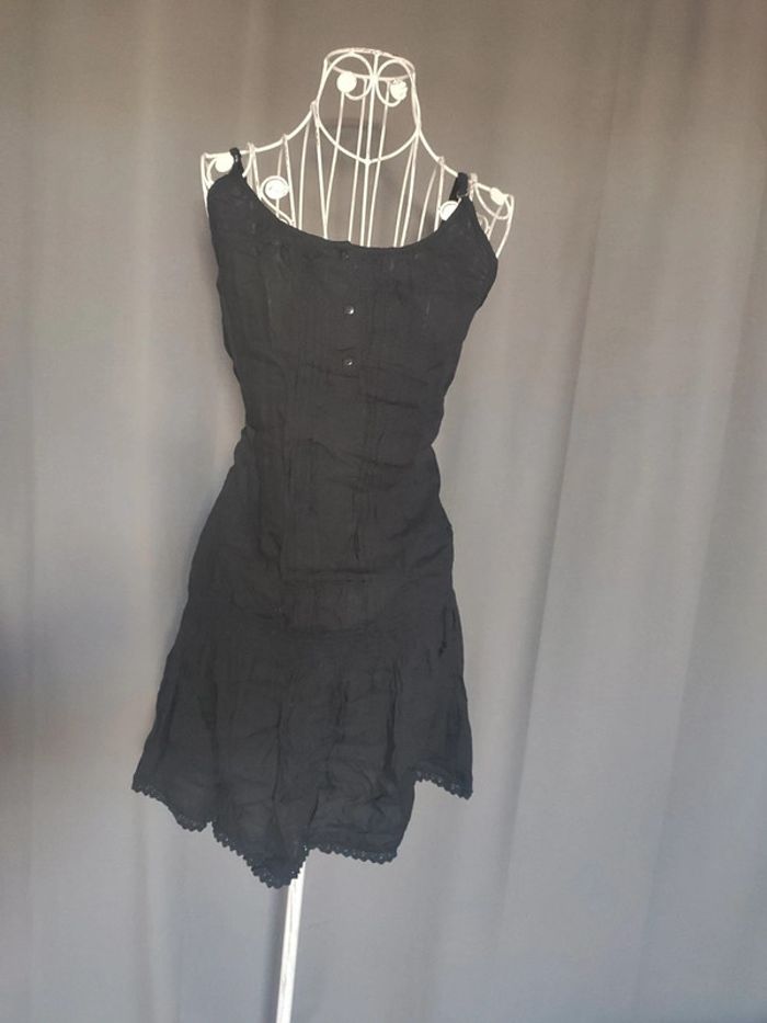 Robe Noire légère Viscose 40