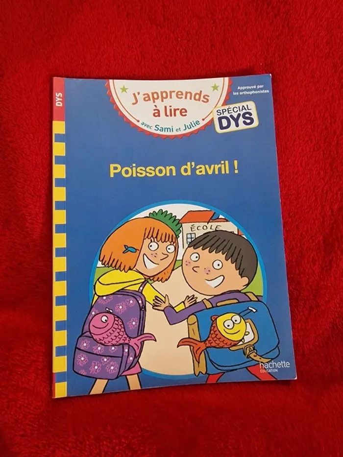 Livre j'apprends à lire poisson d'avril