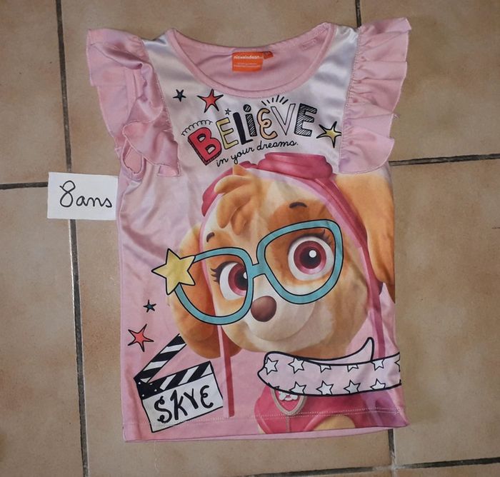 Tee shirt 8 ans fille