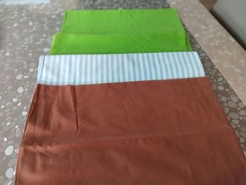 Lot de 3 taies de traversins une personne