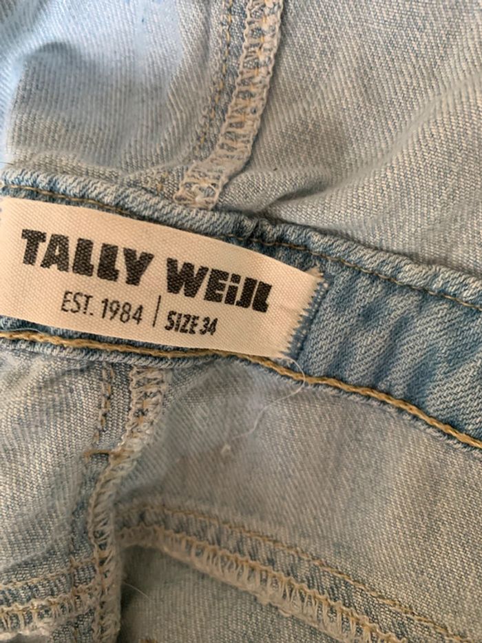 Salopette short Tally Weijl en jean taille XS - photo numéro 4