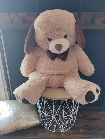 Grosse peluche chien