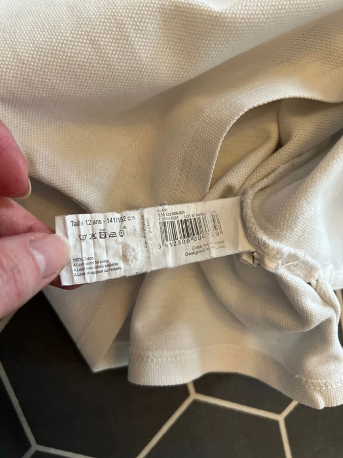 Polo manches courtes cœur brodé 12 ans - Monoprix Teens - photo numéro 5