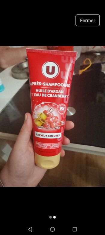 Après shampooing pour cheveux colorés