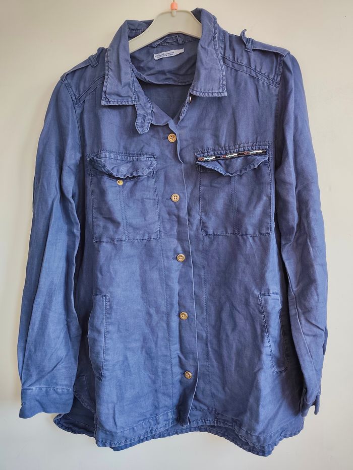 Chemise bleu – Taille M – Stradivarius