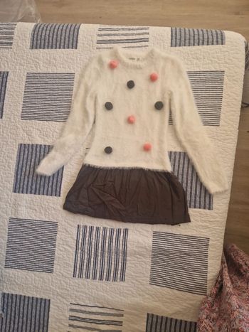 Robe bi-matiere 5ans