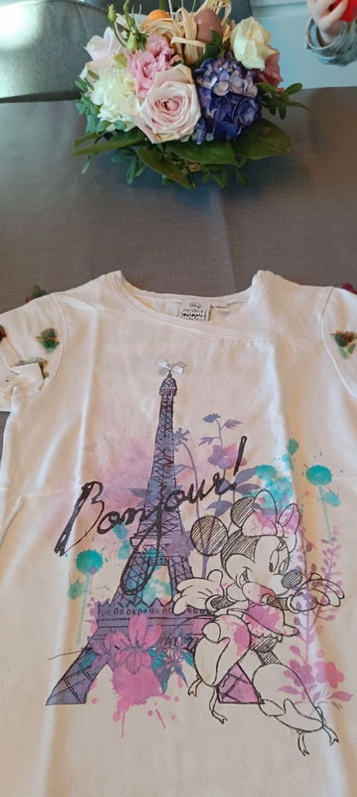 Tee-shirt minnie paris disney orchestra 8 ans - photo numéro 2