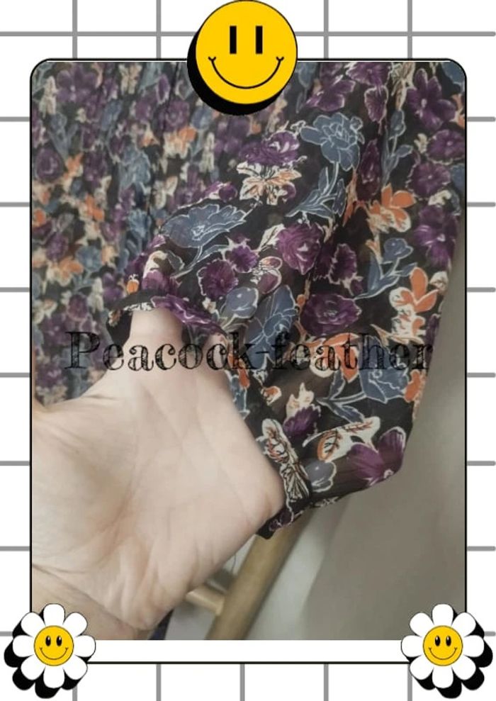 Blouse voilage violet yessica 46 - photo numéro 9