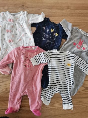 Lot de 5 pyjama 3 mois