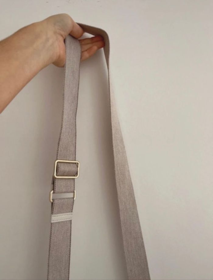 Sac bandoulière gris clair - photo numéro 2