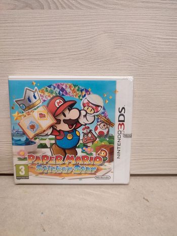Paper Mario sticker star neuf 3ds