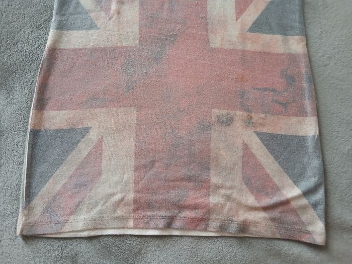 Top Bershka Union Jack avec Détails Bijoux Taille S - photo numéro 4