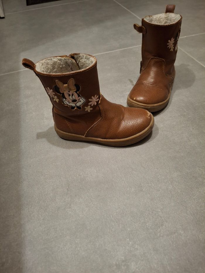 Bottes minnie fourrées et cuir - photo numéro 3