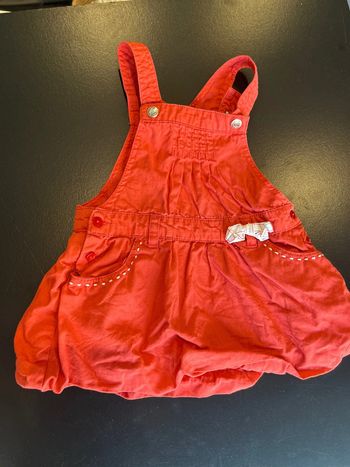 Salopette robe rouge