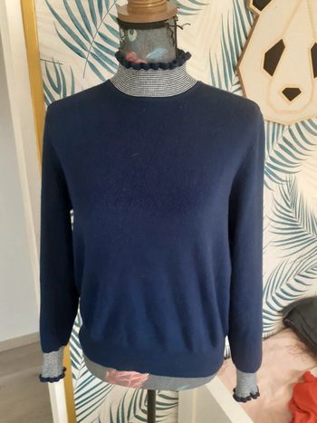 Pull col roulé S