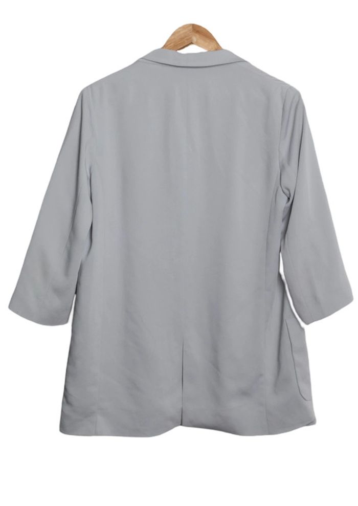 Veste blazer fluide gris parle ZARA Taille S - photo numéro 6