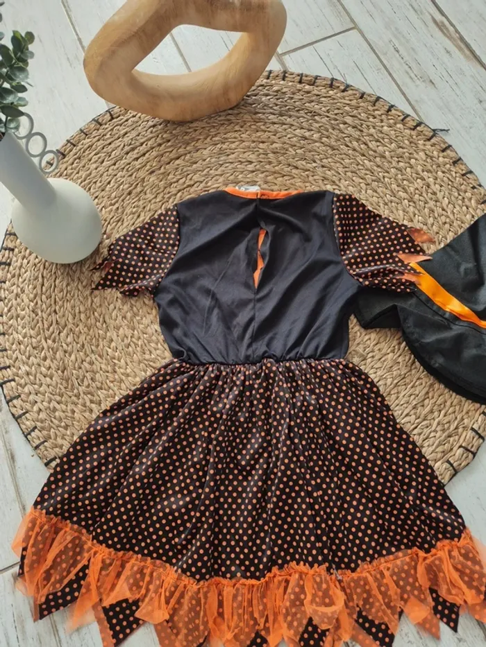 Deguisement sorcière avec chapeau 7-10 ans - photo numéro 5