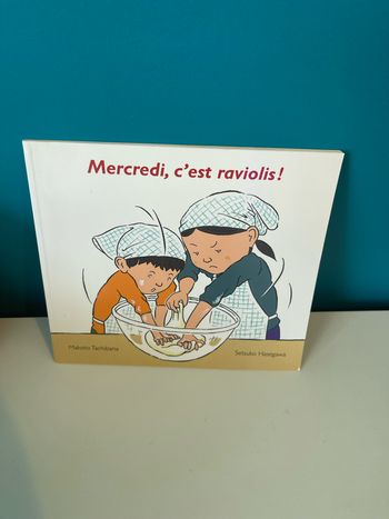 Livre école des loisirs mercredi c’est raviolis