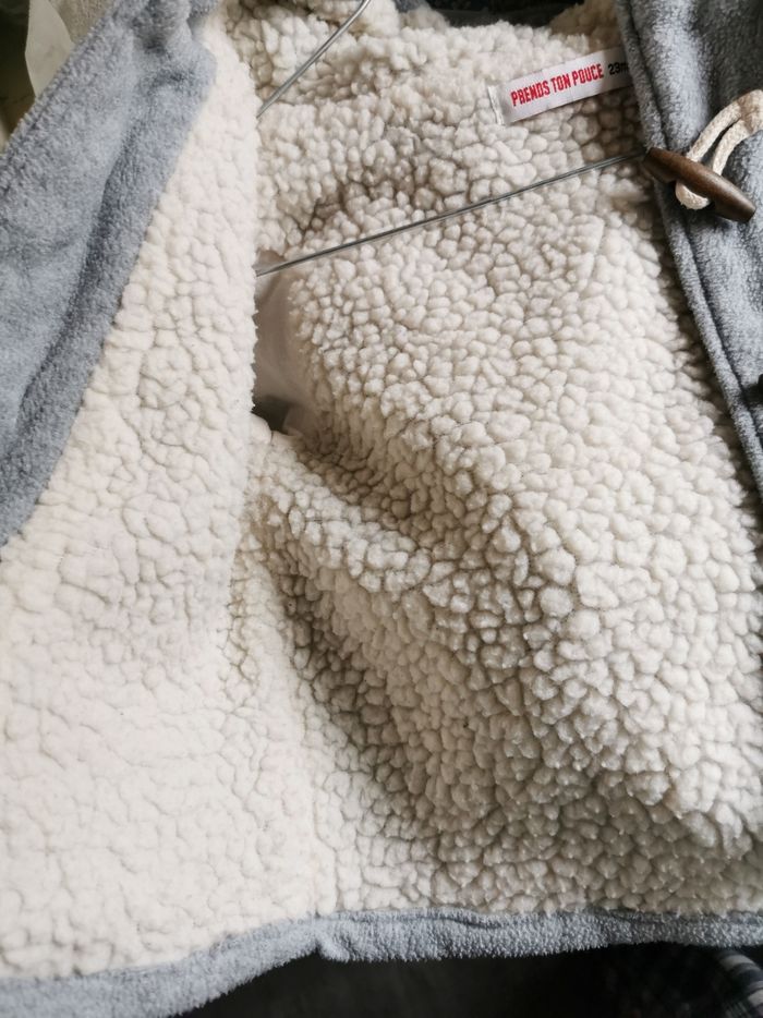 Manteau chaud 23 mois avec capuche petite oreille marque prend ton pouce - photo numéro 4