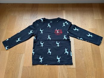 Haut t-shirt manches longues Noël garçon Kiabi