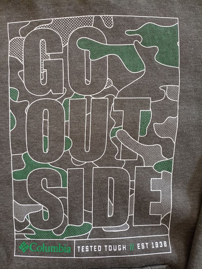 Sweat capuche Columbia enfant 10 ans taille M - photo numéro 3