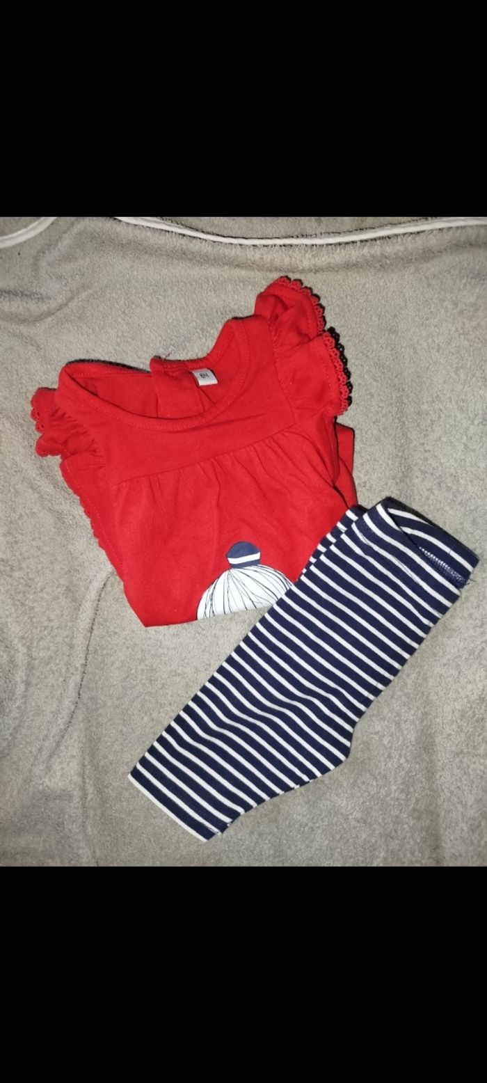 Ensemble legging-robe 6 mois