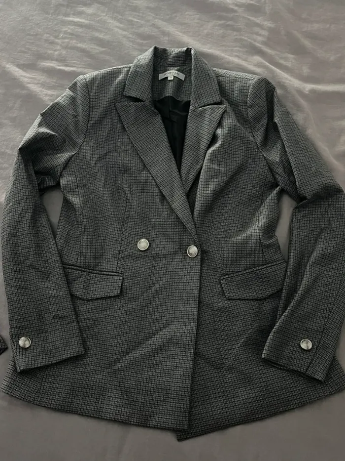 Ensemble tailleur 3 pièces Gris / argenté Morgan T38 - photo numéro 4