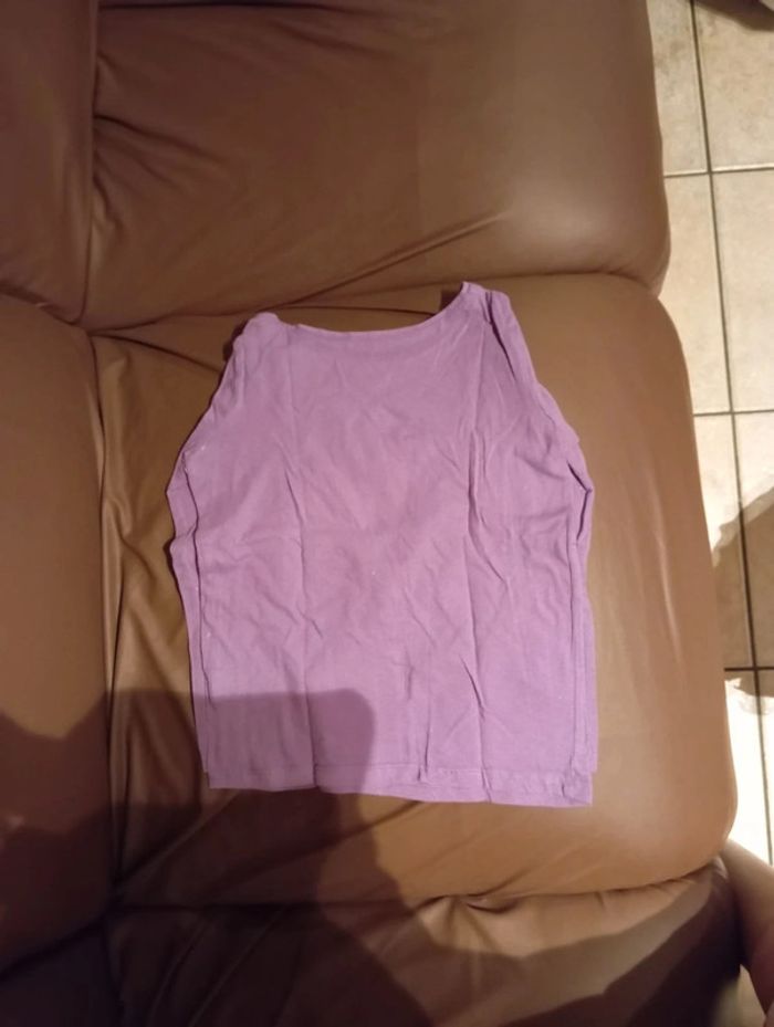 Pull manche longue mauve licorne In Extenso 6 ans - photo numéro 4