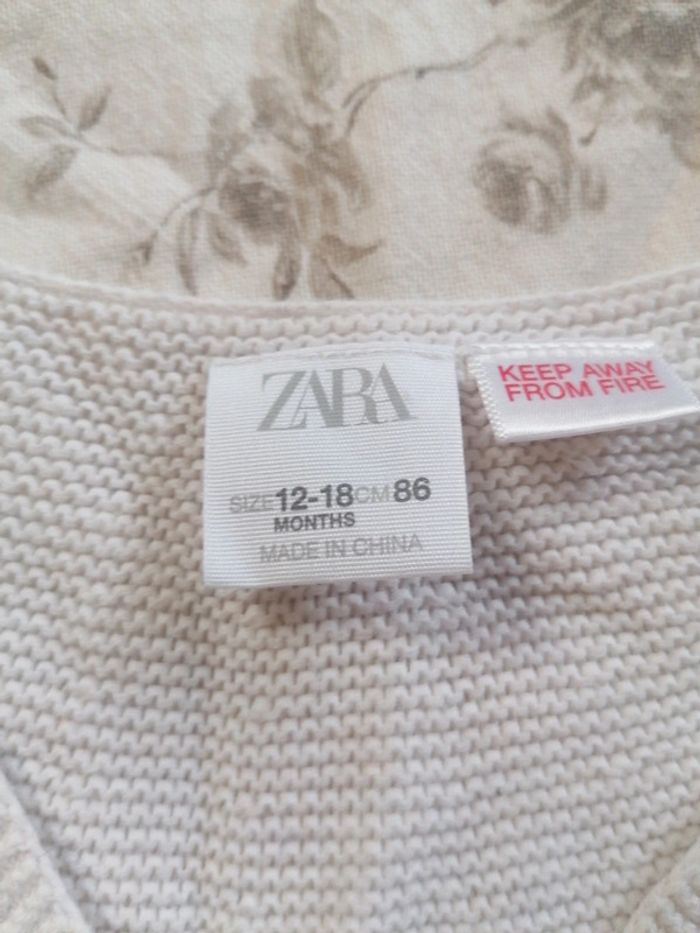 Gilet maille zara 86cm - photo numéro 2