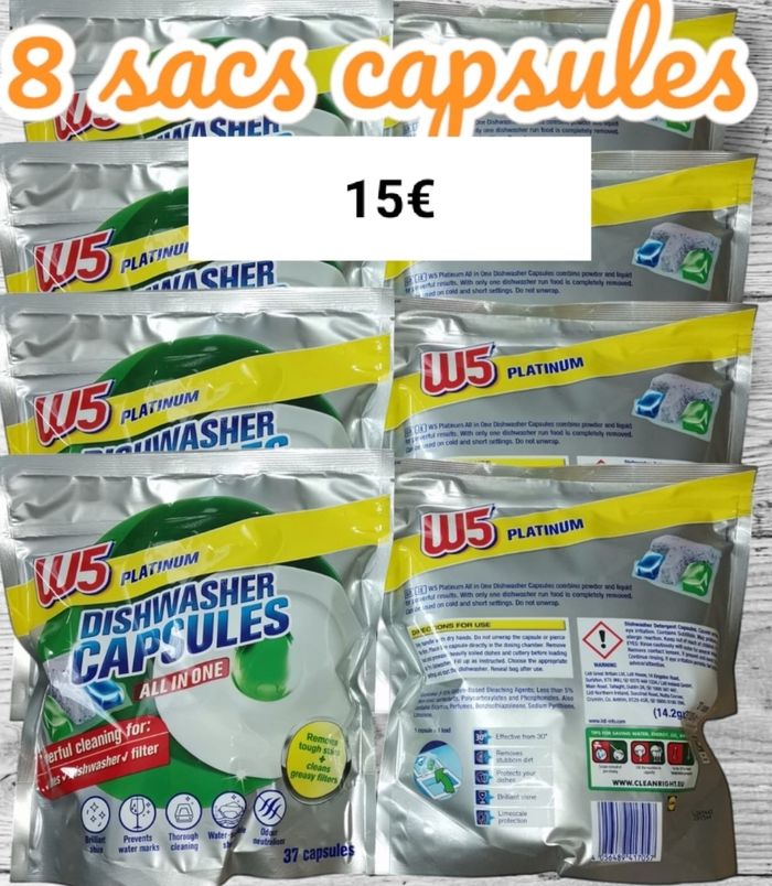 8 sac pastille vaisselle