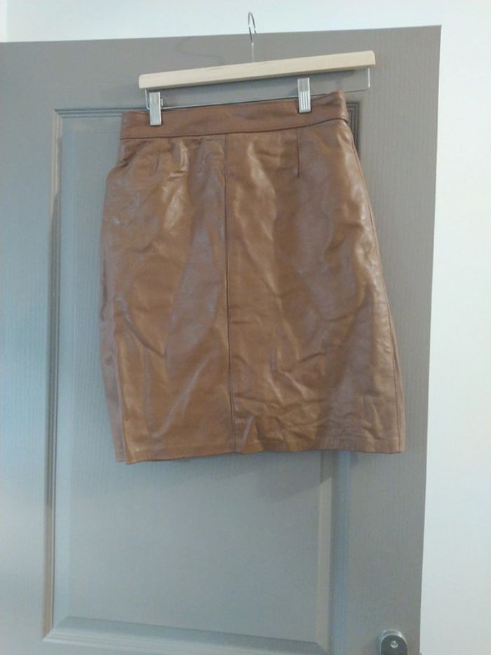 Jupe cuir