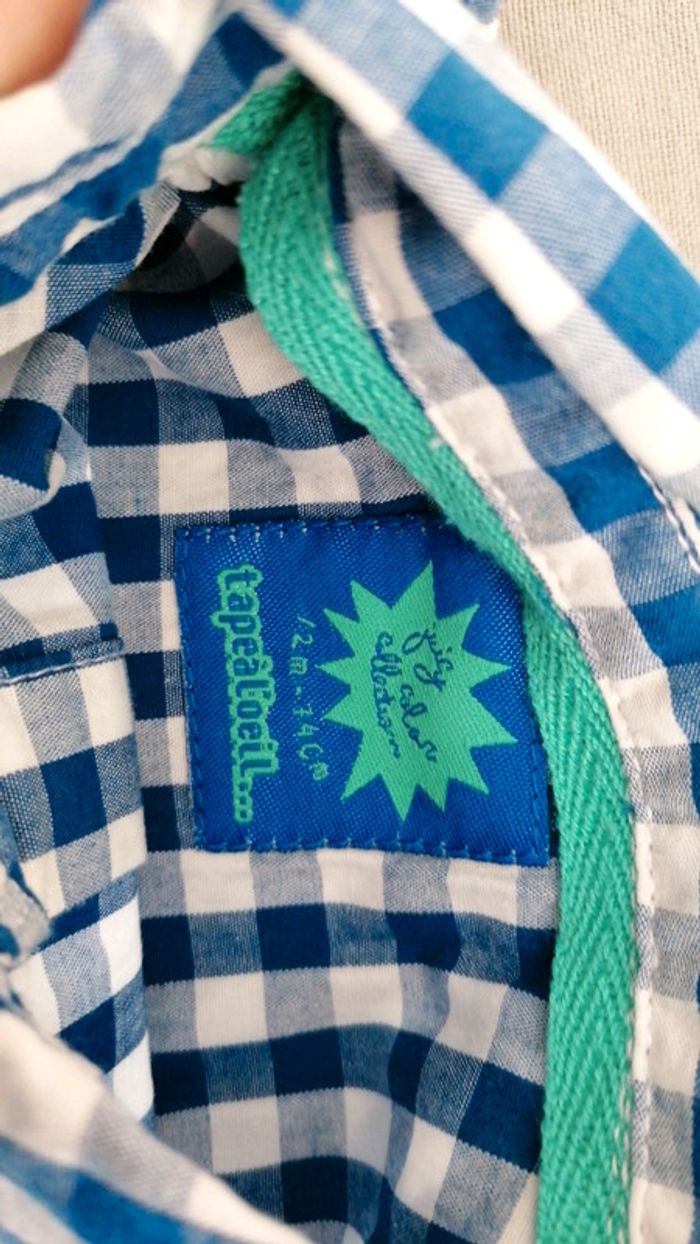 Chemise à carreaux - photo numéro 2