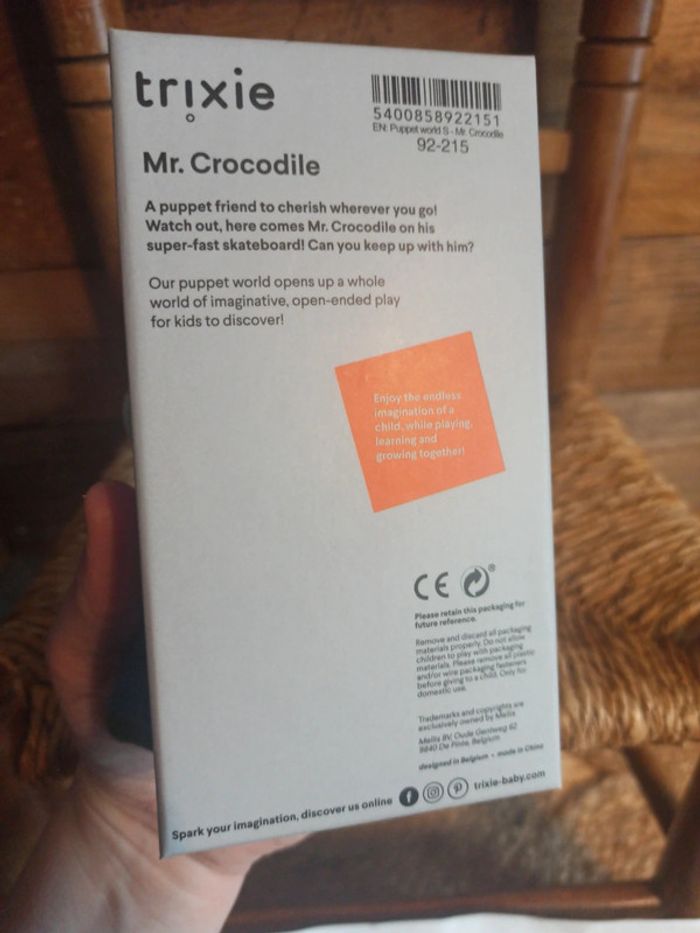 Peluche trixie mr crocodile tbe - photo numéro 3