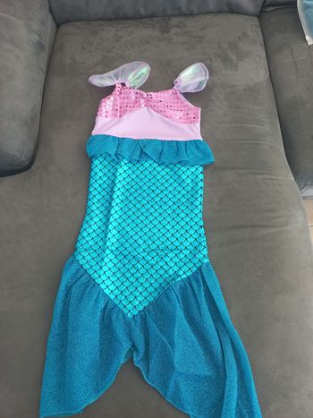 Robe déguisement ariel petite sirène 4 ans
