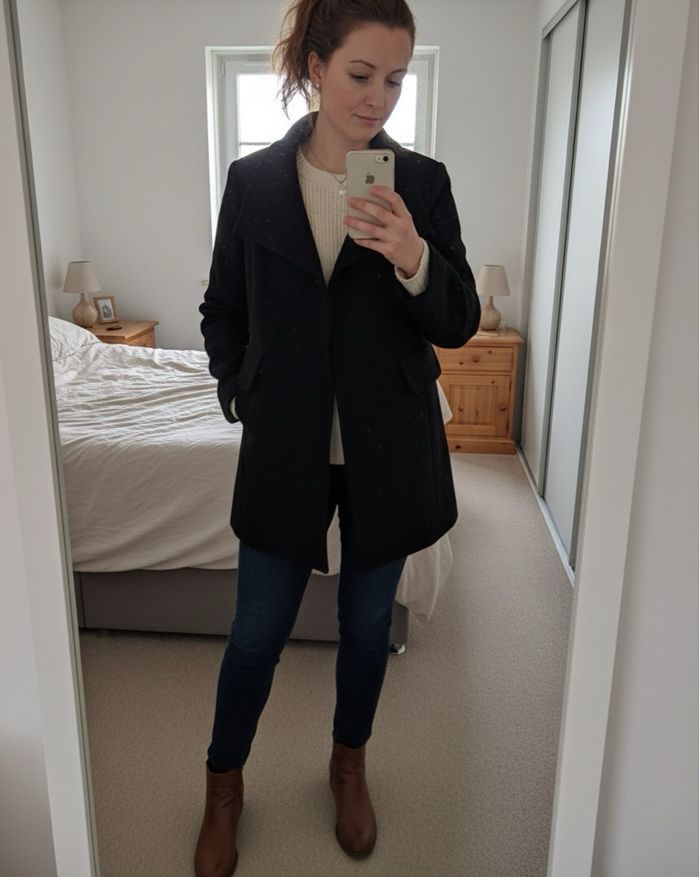 Caroll Manteau Noir 42 - photo numéro 2