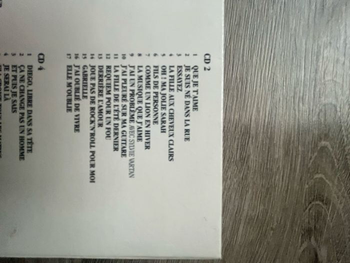 Cd de Johnny Hallyday - photo numéro 6