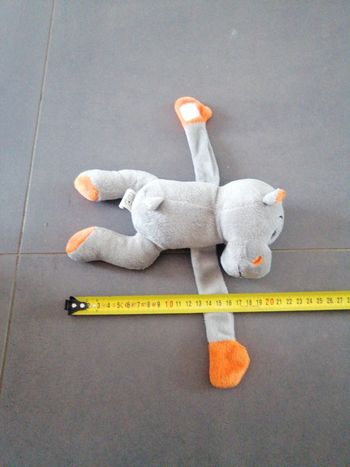 Peluche doudou hippopotame caisse d'épargne