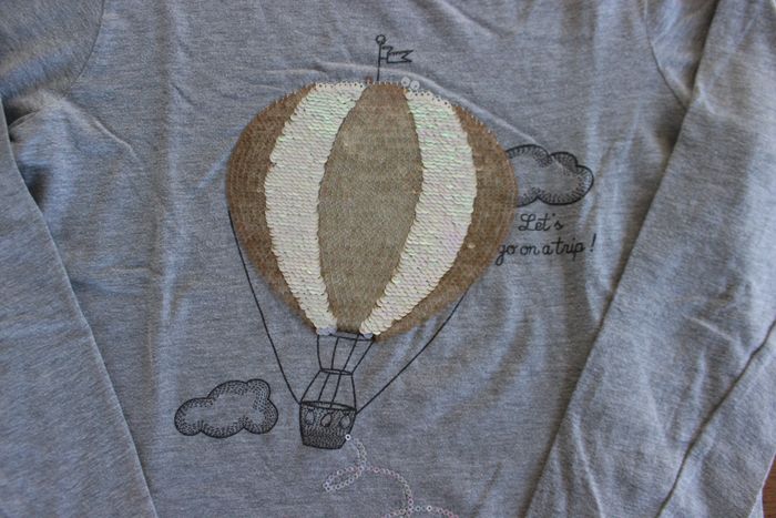 T-shirt sequins manches longues fille 12 ans - photo numéro 3