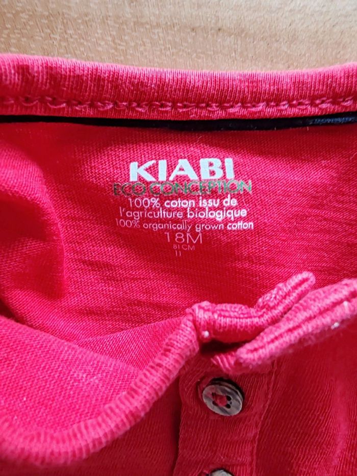 Tee shirt manches longues rouge - photo numéro 4