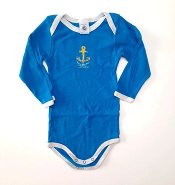 Bodie bleu petit bateau 12 mois