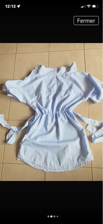 Robe rayée portefeuille